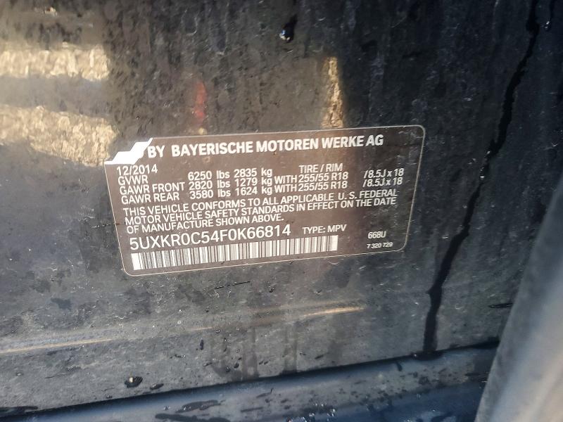 Продаж на аукціоні авто 2015 Bmw X5, vin: 5UXKR0C54F0K66814, номер лоту: 79026535
