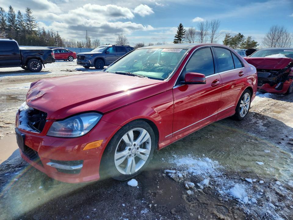 Auction sale of the 2012 Mercedes-benz C, vin: WDDGF8BB4CA604441, lot number: 77494935