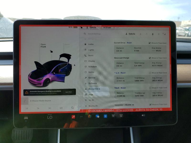 Aukcja sprzedaży 2020 Tesla Model 3, vin: 5YJ3E1EB2LF801064, numer aukcji: 76644785