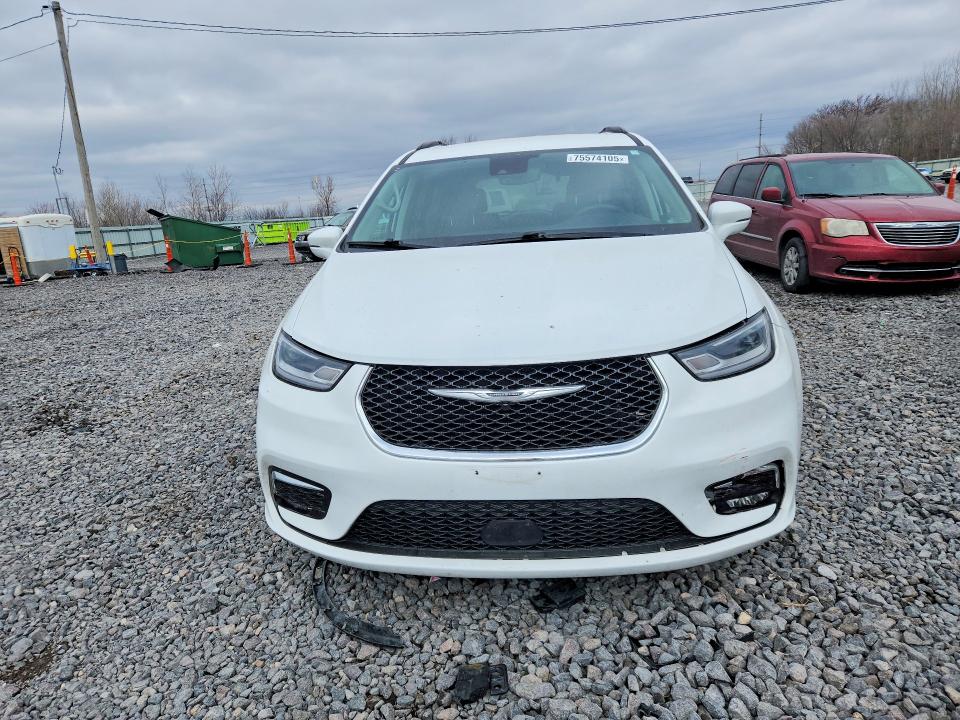 75574105 :رقم المزاد ، 2C4RC1BG1NR218301 vin ، 2022 Chrysler Pacifica مزاد بيع