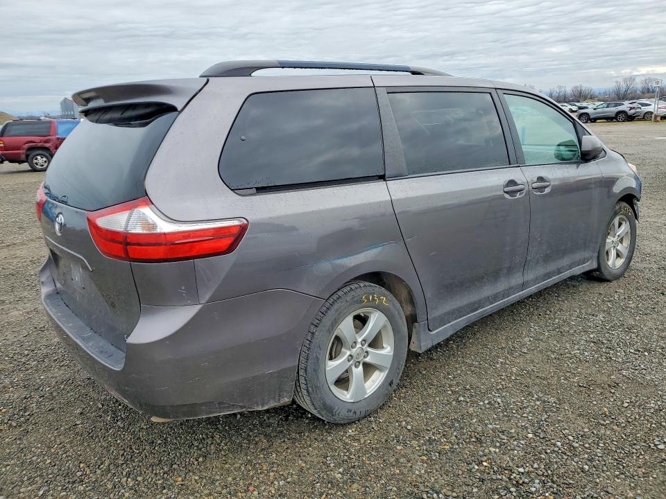 Aukcja sprzedaży 2016 Toyota Sienna, vin: 5TDKK3DC0GS725369, numer aukcji: 76885675