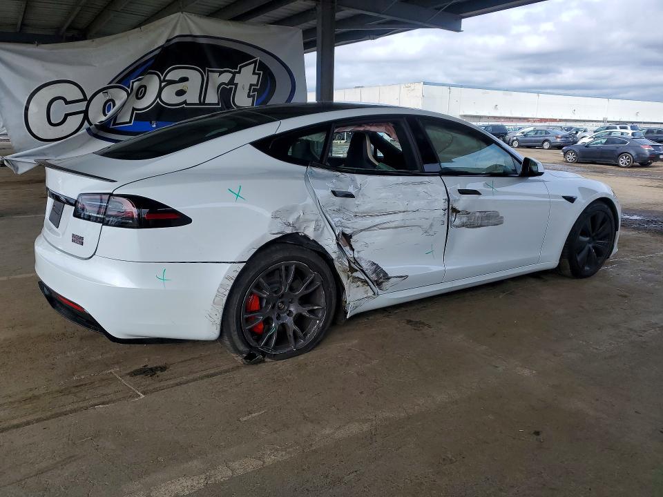 2024 Tesla Model S მანქანა იყიდება აუქციონზე, vin: 5YJSA1E69RF542222, აუქციონის ნომერი: 78834685