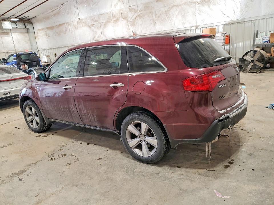 75779035 :رقم المزاد ، 2HNYD2H2XCH539261 vin ، 2012 Acura Mdx مزاد بيع