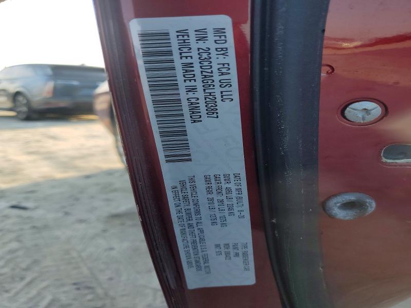 Продаж на аукціоні авто 2020 Dodge Challenger, vin: 2C3CDZAG6LH203867, номер лоту: 76390615