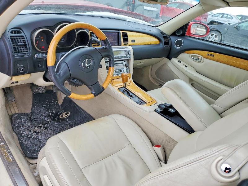 2005 Lexus Sc 430 მანქანა იყიდება აუქციონზე, vin: JTHFN48Y650066457, აუქციონის ნომერი: 78150145