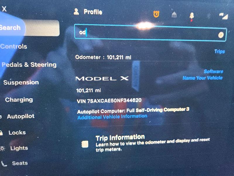 Продажа на аукционе авто 2022 Tesla Model X, vin: 7SAXCAE50NF344620, номер лота: 74758575