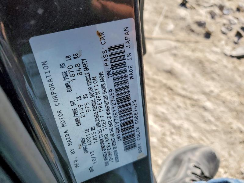 Aukcja sprzedaży 2014 Mazda 3, vin: JM1BM1V7XE1127459, numer aukcji: 76275365