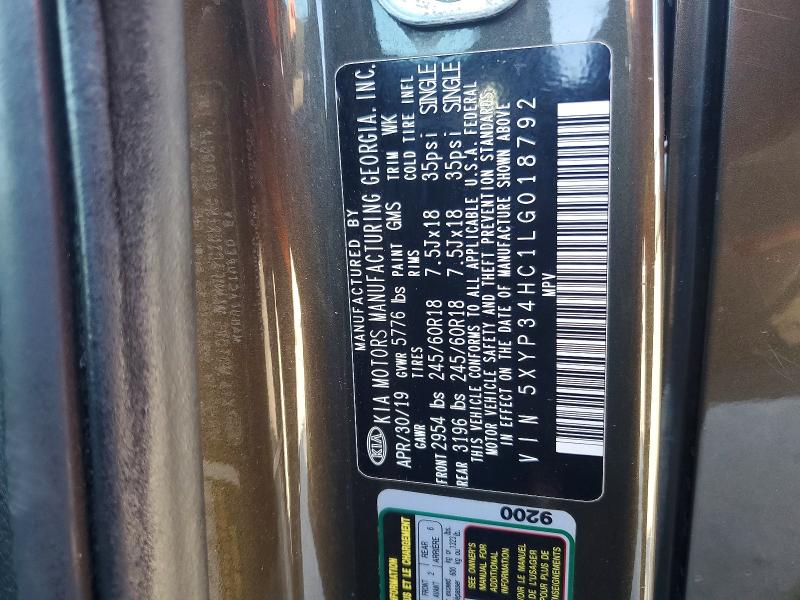 Продажа на аукционе авто 2020 Kia Telluride, vin: 5XYP34HC1LG018792, номер лота: 77317125