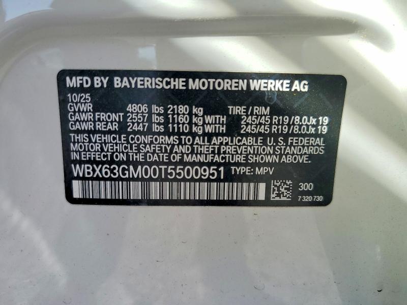 Продажа на аукционе авто 2026 Bmw X2, vin: WBX63GM00T5500951, номер лота: 47788716