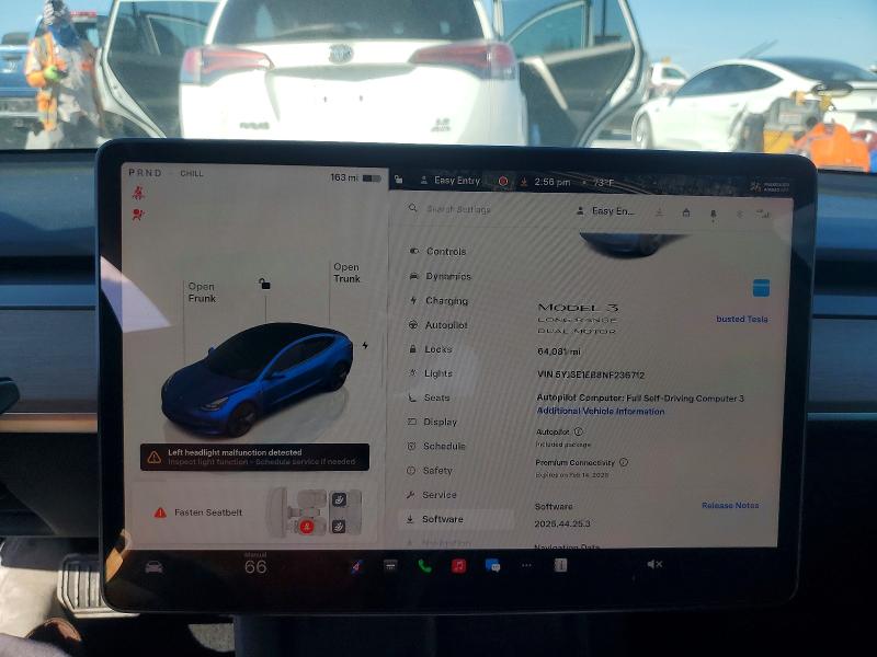 Aukcja sprzedaży 2022 Tesla Model 3, vin: 5YJ3E1EB8NF236712, numer aukcji: 75778955