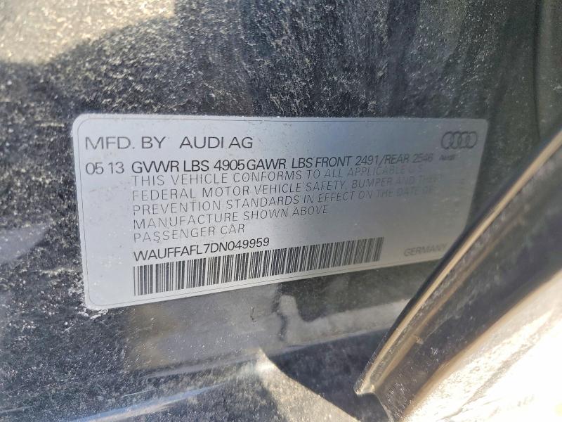 Продаж на аукціоні авто 2013 Audi A4, vin: WAUFFAFL7DN049959, номер лоту: 76815175