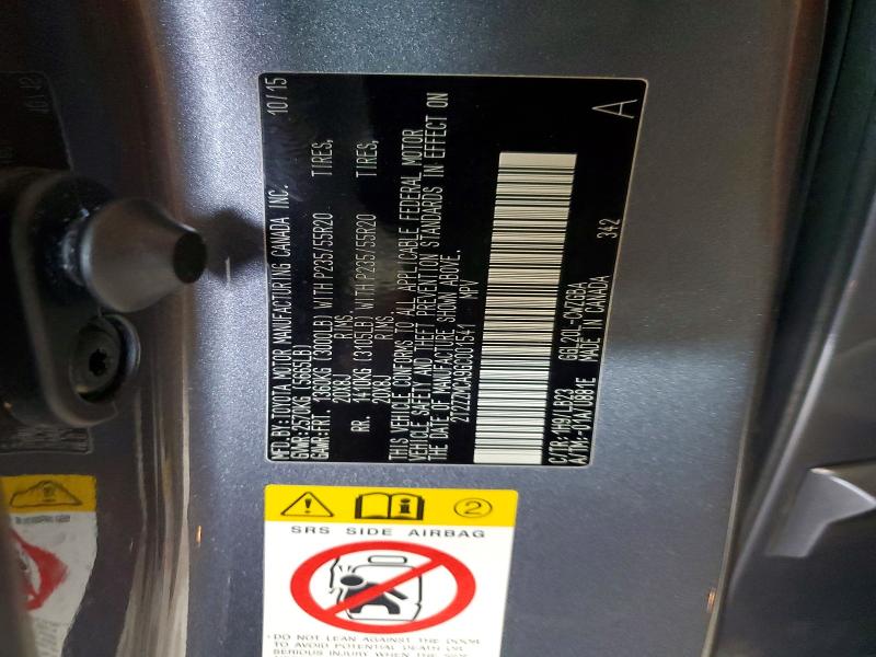 79402165 :رقم المزاد ، 2T2ZZMCA9GC001541 vin ، 2016 Lexus Rx 350 مزاد بيع
