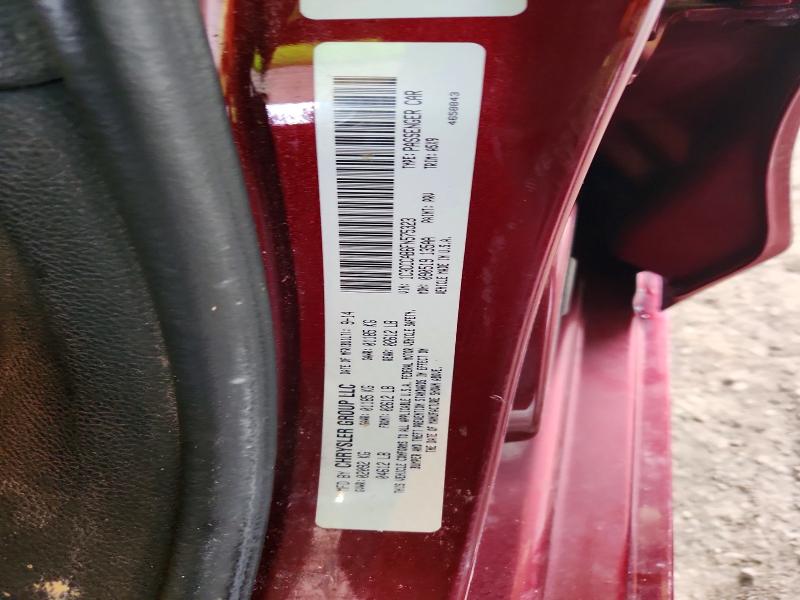 2015 Chrysler 200 მანქანა იყიდება აუქციონზე, vin: 1C3CCCAB6FN575323, აუქციონის ნომერი: 77654545