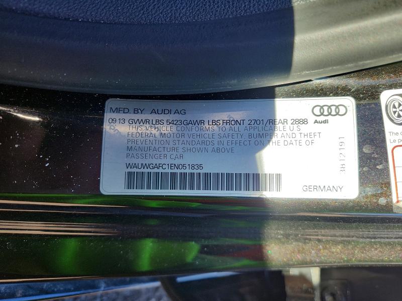 Aukcja sprzedaży 2014 Audi A7, vin: WAUWGAFC1EN051835, numer aukcji: 77323885