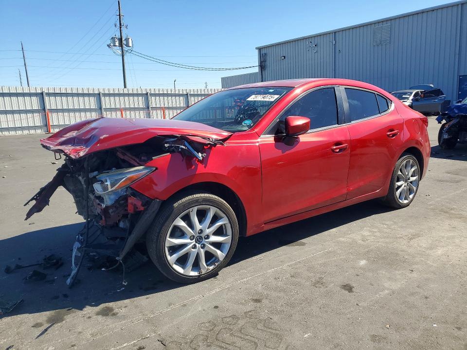 78779075 :رقم المزاد ، JM1BM1W39F1222110 vin ، 2015 Mazda 3 مزاد بيع