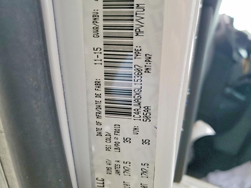 78986765 :رقم المزاد ، 1C4AJWAGXGL153607 vin ، 2016 Jeep Wrangler مزاد بيع