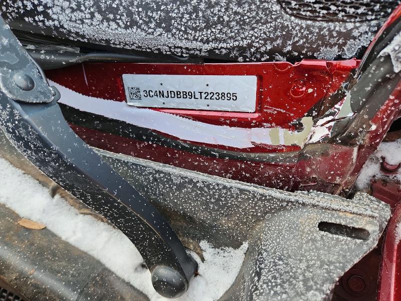 2020 Jeep Compass მანქანა იყიდება აუქციონზე, vin: 3C4NJDBB9LT223895, აუქციონის ნომერი: 78665685