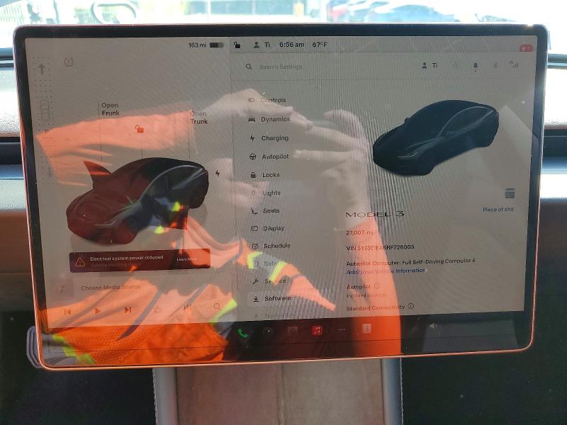 Продажа на аукционе авто 2024 Tesla Model 3, vin: 5YJ3E1EA5RF726005, номер лота: 79157745