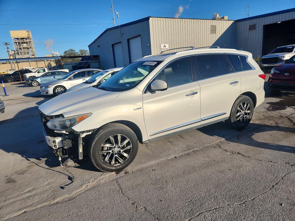 78184855 :رقم المزاد ، 5N1CL0MN6EC533045 vin ، 2014 Infiniti Qx60 Hybrid مزاد بيع