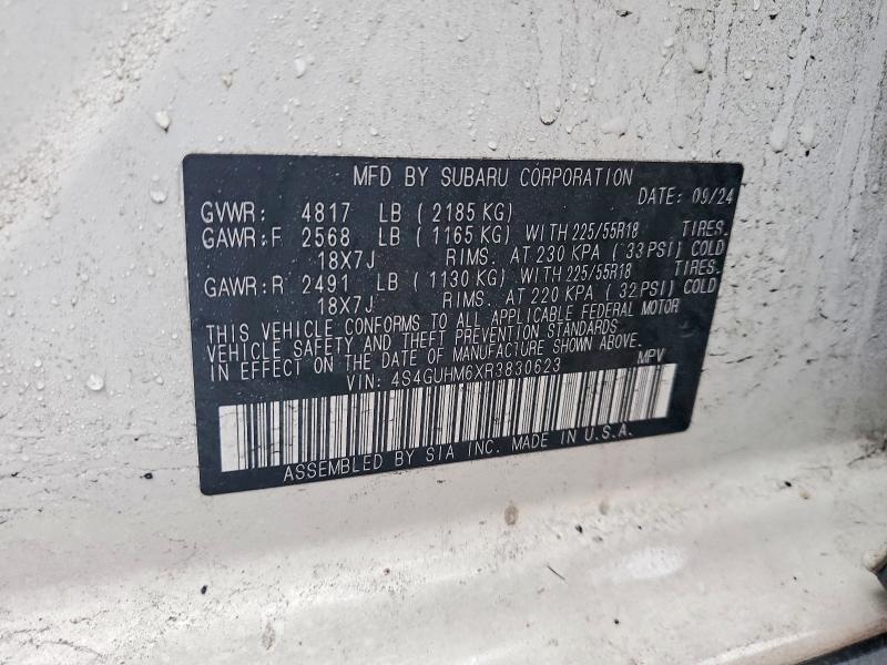 Продажа на аукционе авто 2024 Subaru Crosstrek, vin: 4S4GUHM6XR3830623, номер лота: 77885185