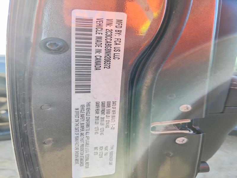 Продаж на аукціоні авто 2022 Chrysler 300, vin: 2C3CCABG8NH206372, номер лоту: 78691645