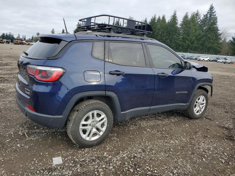 Продажа на аукционе авто 2018 Jeep Compass, vin: 3C4NJDAB7JT114740, номер лота: 77608715