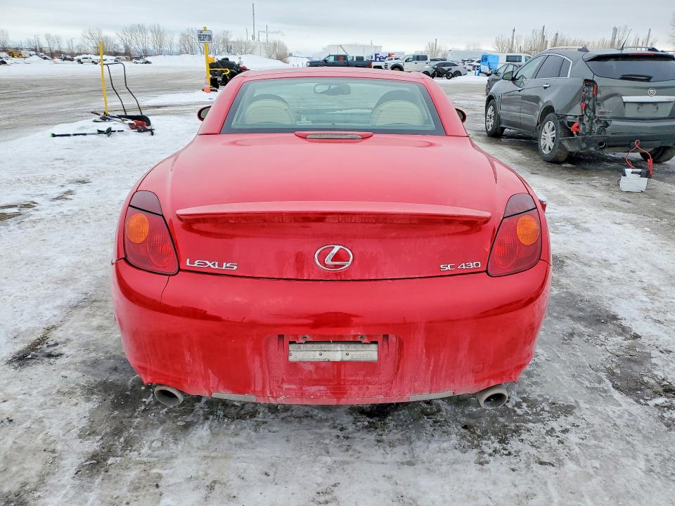 2005 Lexus Sc 430 მანქანა იყიდება აუქციონზე, vin: JTHFN48Y650066457, აუქციონის ნომერი: 78150145