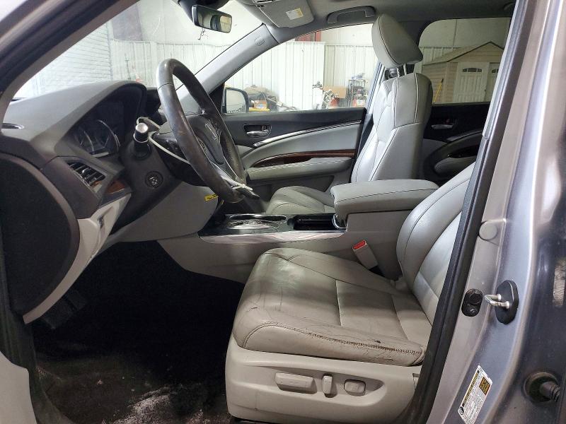 76252005 :رقم المزاد ، 5J8YD4H30HL001500 vin ، 2017 Acura Mdx مزاد بيع
