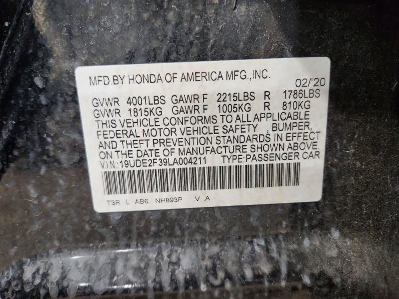 Aukcja sprzedaży 2020 Acura Ilx, vin: 19UDE2F39LA004211, numer aukcji: 79090115