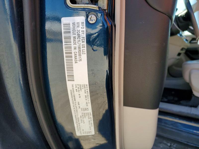 Auction sale of the 2021 Chrysler Pacifica, vin: 2C4RC1L71MR599175, lot number: 78342035