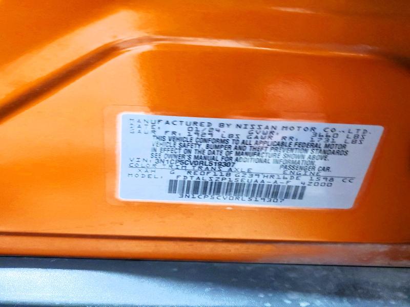 Продаж на аукціоні авто 2024 Nissan Kicks, vin: 3N1CP5CV0RL519307, номер лоту: 97388935