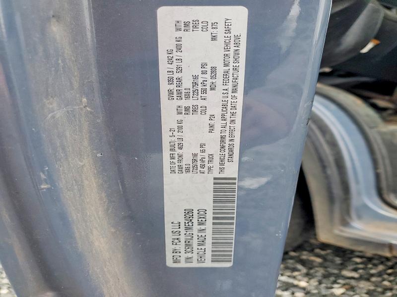 Продажа на аукционе авто 2021 Ram Promaster 3500, vin: 3C6MRVJG1ME549260, номер лота: 47412586
