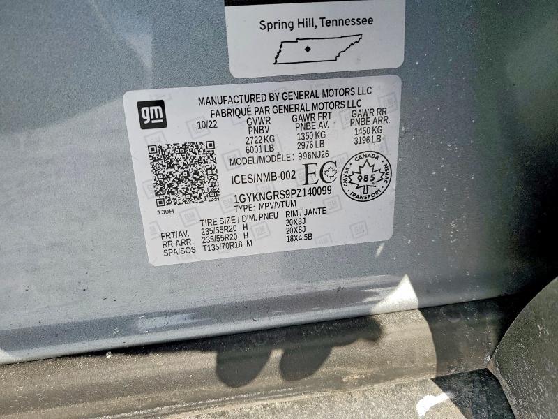 Продажа на аукционе авто 2023 Cadillac Xt5, vin: 1GYKNGRS9PZ140099, номер лота: 76335705