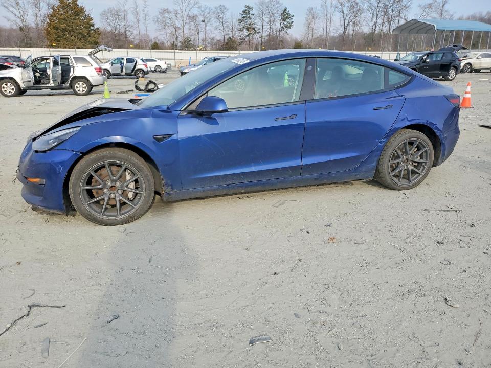 78380265 :رقم المزاد ، 5YJ3E1EAXNF191215 vin ، 2022 Tesla Model 3 مزاد بيع