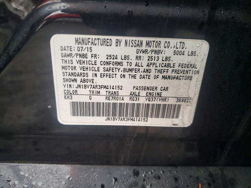 Aukcja sprzedaży 2015 Infiniti Q50, vin: JN1BV7AR3FM414152, numer aukcji: 77784825