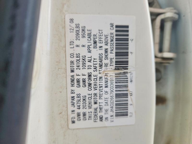Продаж на аукціоні авто 2009 Acura Tsx, vin: JH4CU26679C036917, номер лоту: 77985995