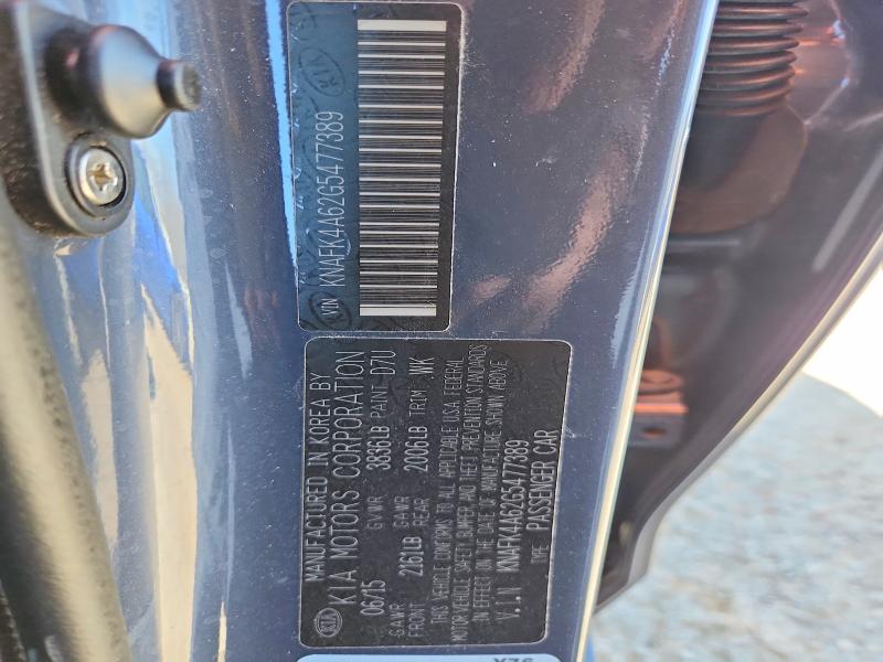 Продаж на аукціоні авто 2016 Kia Forte, vin: KNAFK4A62G5477389, номер лоту: 78271185