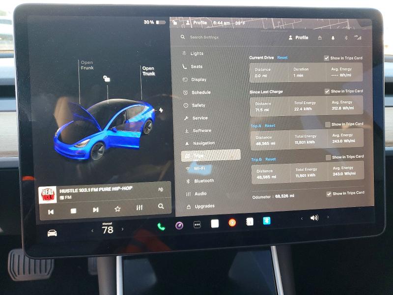 78119845 :رقم المزاد ، 5YJ3E1EA5KF426924 vin ، 2019 Tesla Model 3 مزاد بيع