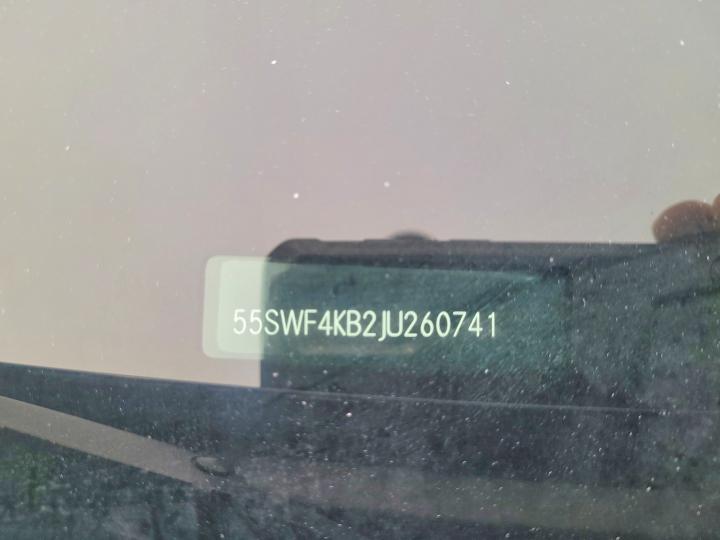 76614405 :رقم المزاد ، 55SWF4KB2JU260741 vin ، 2018 Mercedes-benz C 300 4mat مزاد بيع