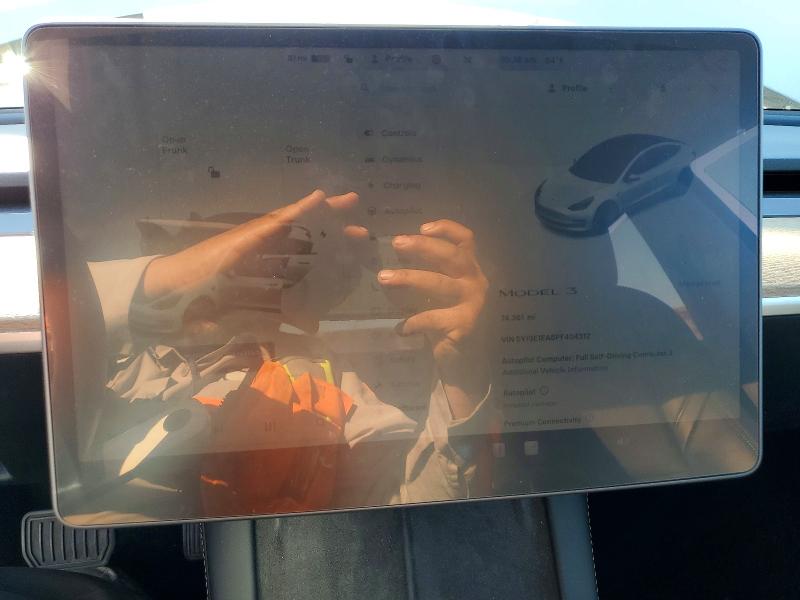 Продажа на аукционе авто 2023 Tesla Model 3, vin: 5YJ3E1EA8PF404312, номер лота: 75892565