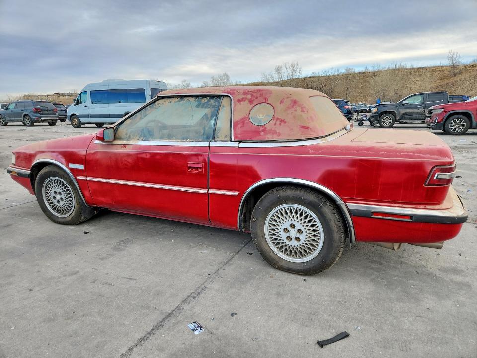 Продаж на аукціоні авто 1989 Chrysler Tc, vin: ZC2FP1109KB201889, номер лоту: 75725895