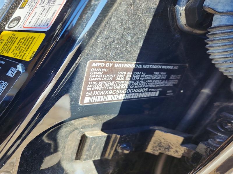 Aukcja sprzedaży 2016 Bmw X3, vin: 5UXWX9C55G0D88985, numer aukcji: 74220115
