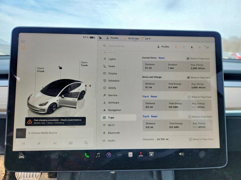 75425405 :رقم المزاد ، 5YJ3E1EAXPF599037 vin ، 2023 Tesla Model 3 مزاد بيع