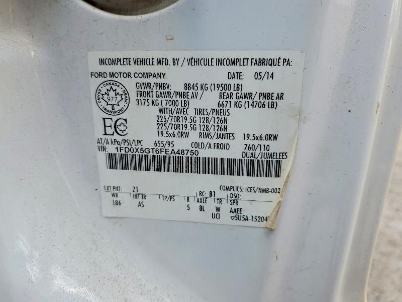 Продажа на аукционе авто 2015 Ford F550, vin: 1FD0X5GT6FEA48750, номер лота: 75456905