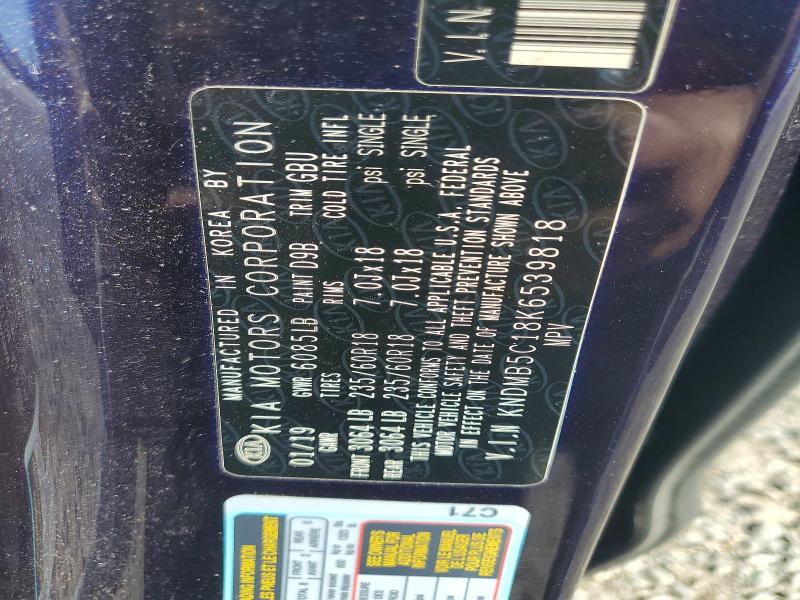 Продаж на аукціоні авто 2019 Kia Sedona, vin: KNDMB5C18K6539818, номер лоту: 77866765