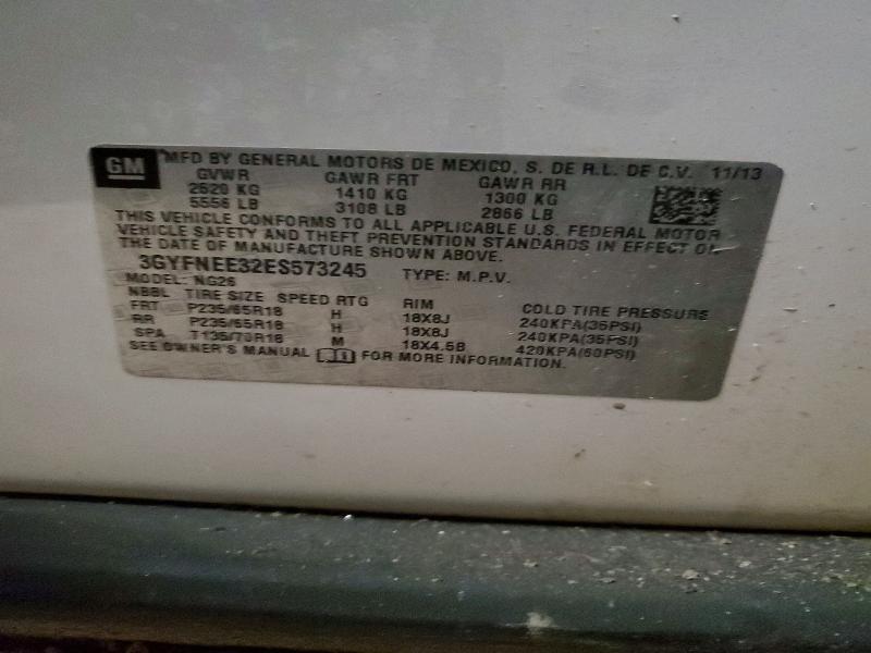Продаж на аукціоні авто 2014 Cadillac Srx, vin: 3GYFNEE32ES573245, номер лоту: 78613005