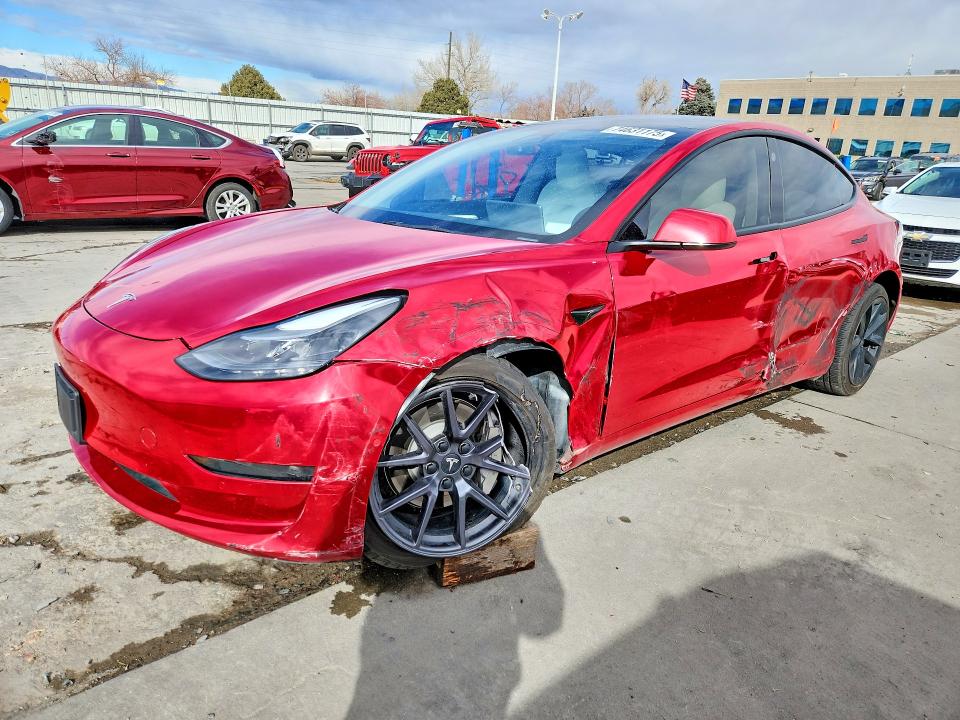 Auction sale of the 2022 Tesla Model 3, vin: 5YJ3E1EB2NF268345, lot number: 74631175