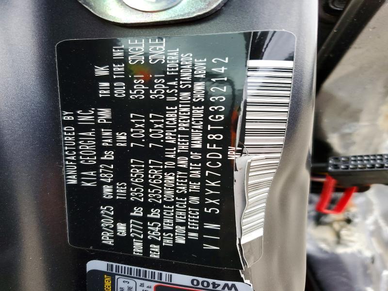 77907545 :رقم المزاد ، 5XYK7CDF8TG332142 vin ، 2026 Kia Sportage مزاد بيع