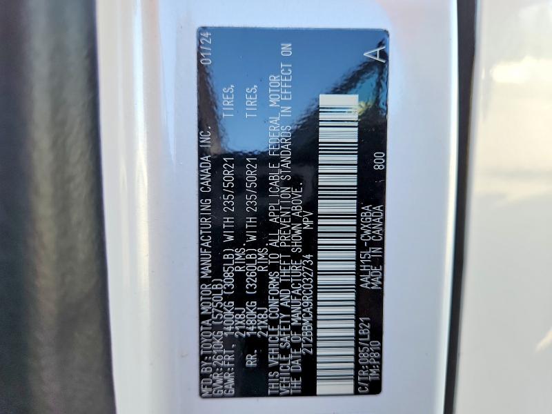 75316425 :رقم المزاد ، 2T2BBMCA9RC032734 vin ، 2024 Lexus Rx 350h Ba مزاد بيع