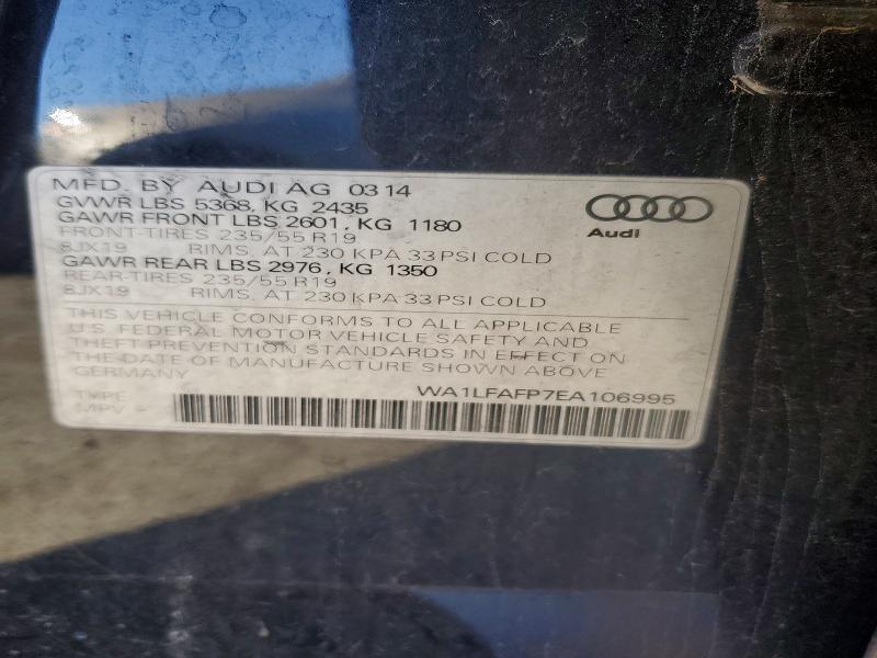 Aukcja sprzedaży 2014 Audi Q5, vin: WA1LFAFP7EA106995, numer aukcji: 79534935